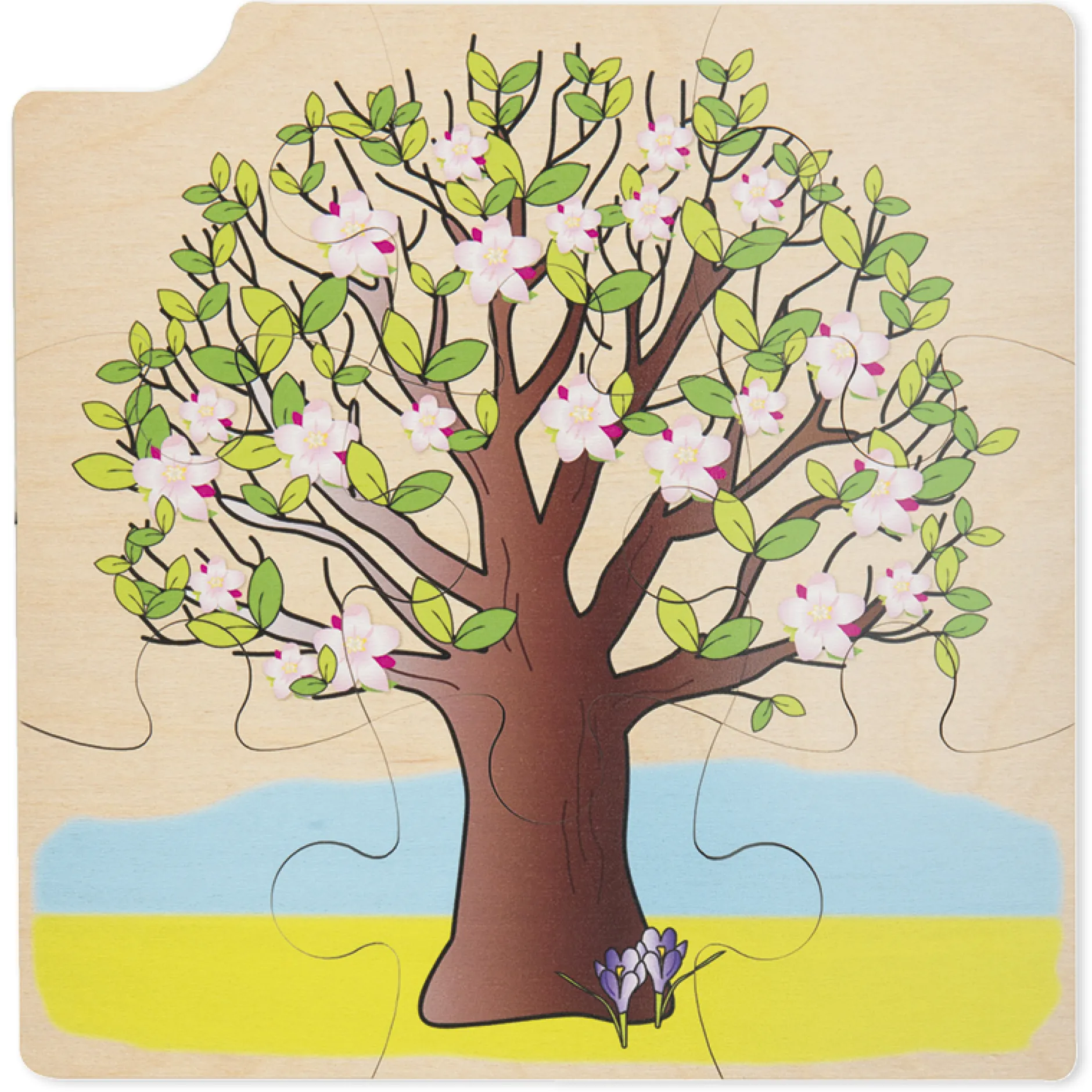 Schichten-Puzzle "Baum", 36-tlg.