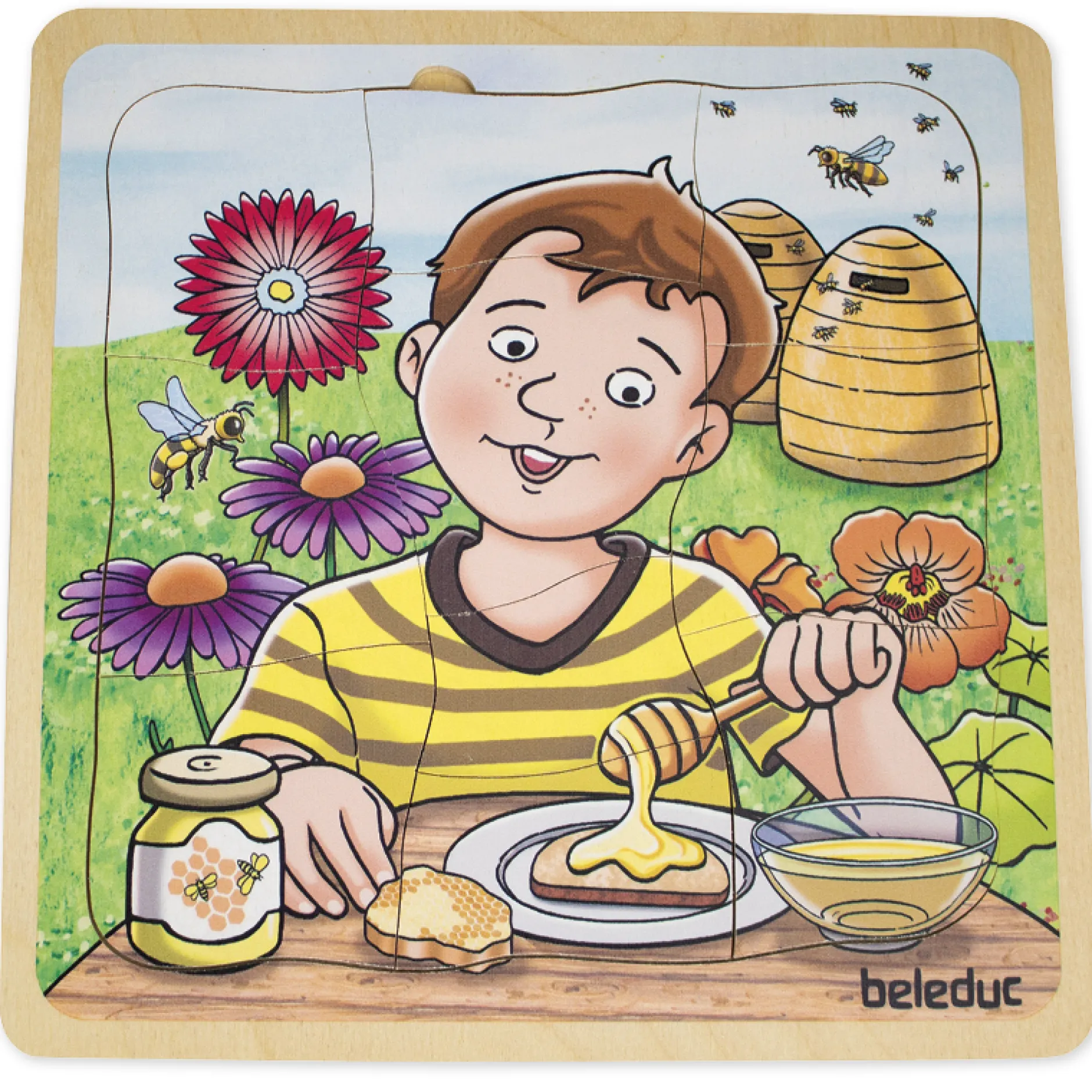 Schichten-Puzzle "Honig", 29-tlg.