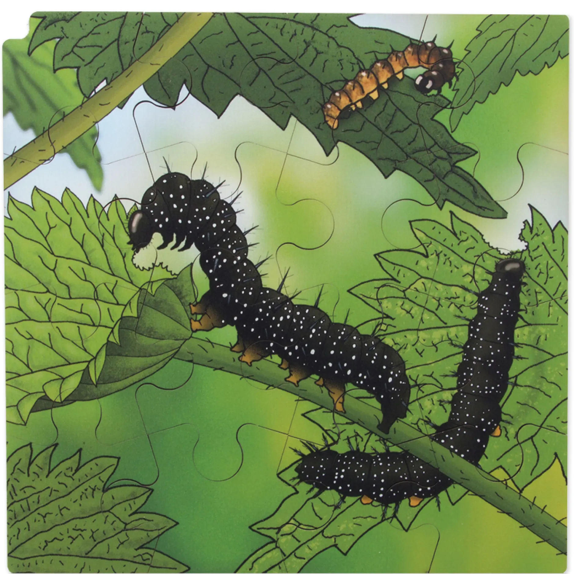 Schichten-Puzzle "Schmetterling" + gratis APP, 86-tlg.
