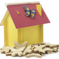 Schmetterlinge aus Holz, klein, 20 Stück