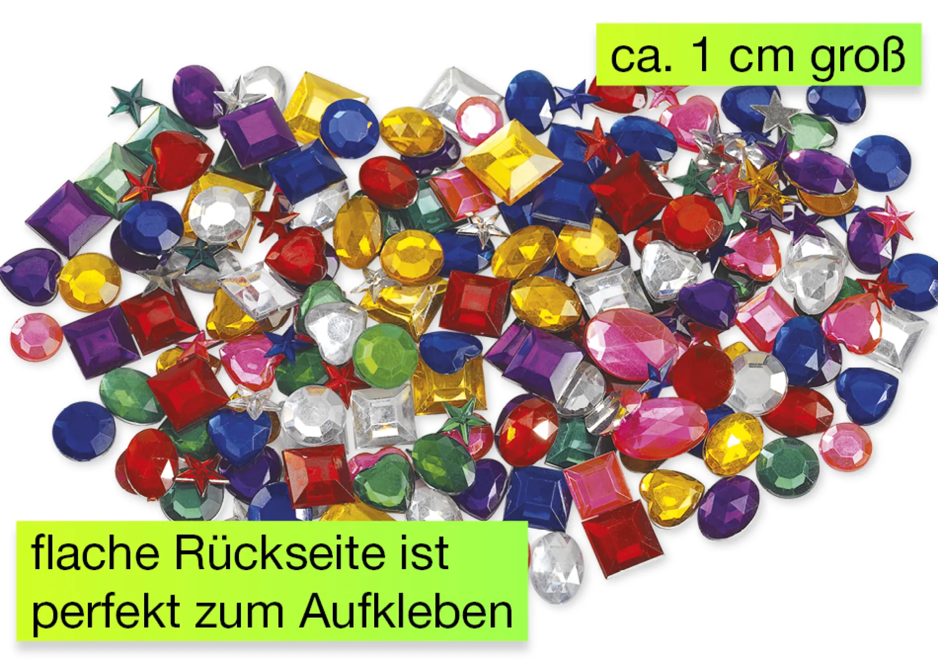 Schmuck-Steine, 10 mm, ca. 2.000 Stück