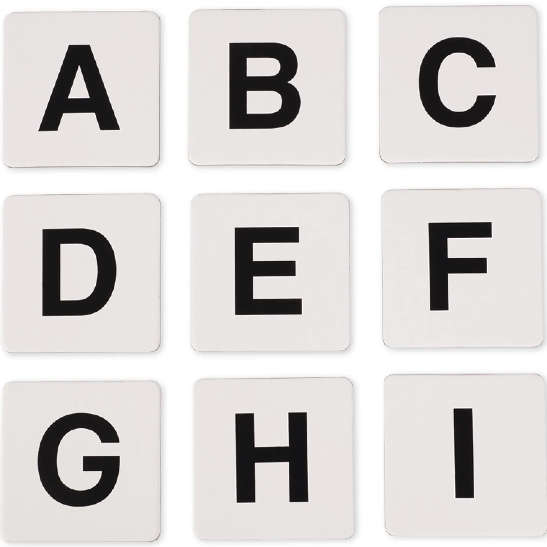 Set Buchstaben-Kärtchen "ABC", 216-tlg. im Koffer