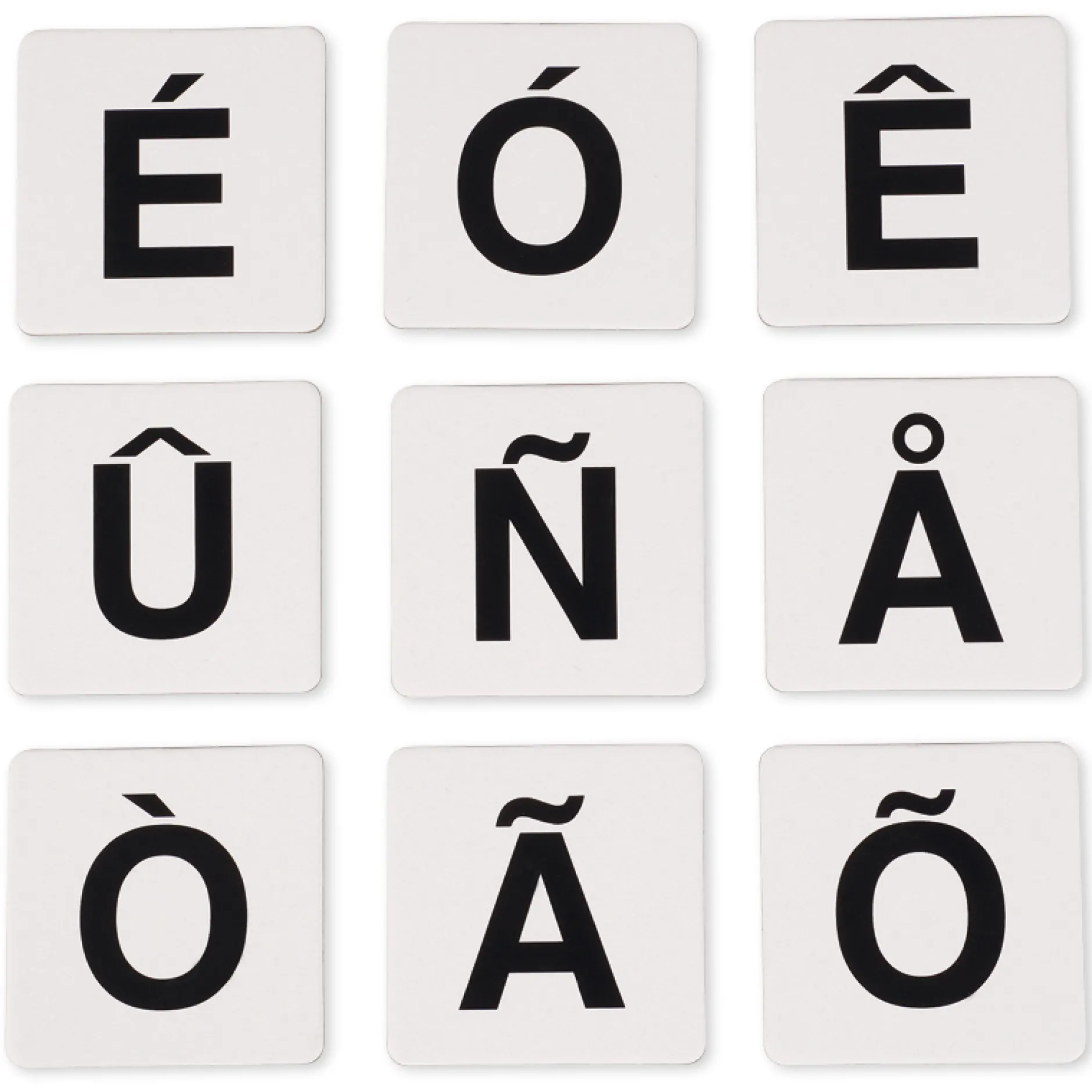 Set Buchstaben-Kärtchen "ABC", 216-tlg. im Koffer