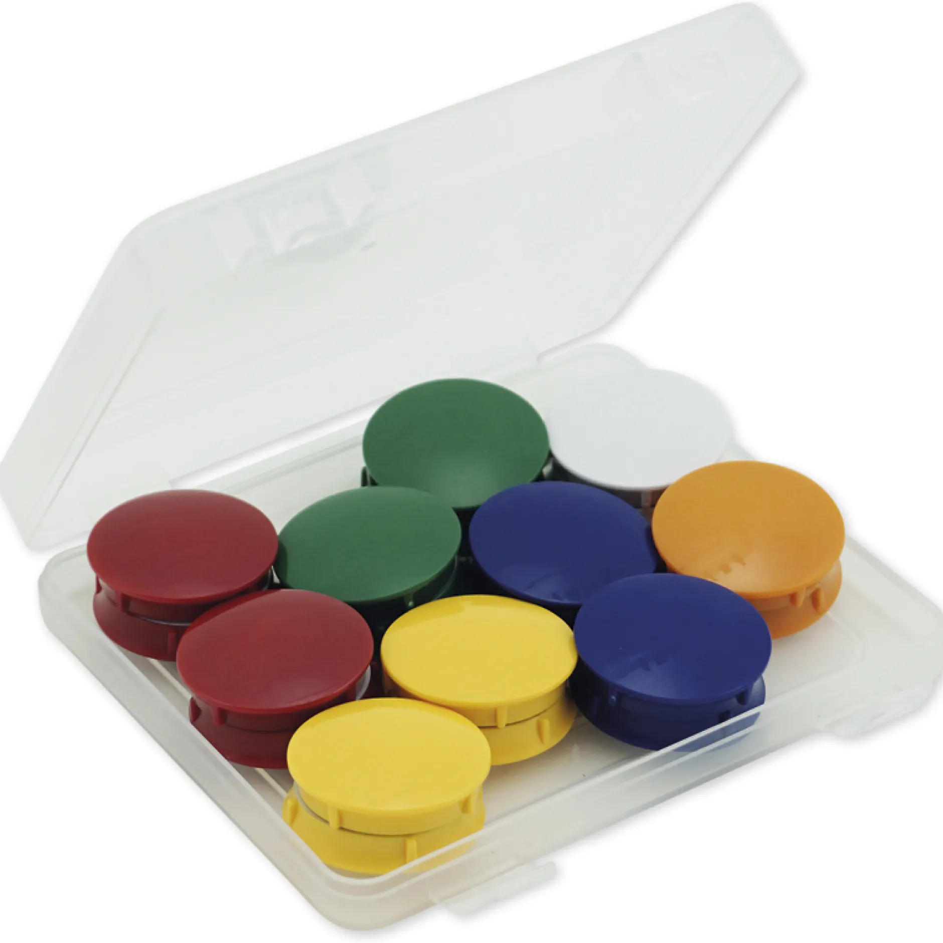 Set Haft-Magnete 38 mm ø in Box, 20-tlg.