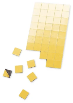 Set Magnet-Plättchen selbstklebend, 5 verschiedene Größen, 434-tlg.