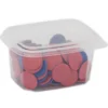Set Material-Boxen aus Kunststoff, 10 Stück, 86x112x56 mm