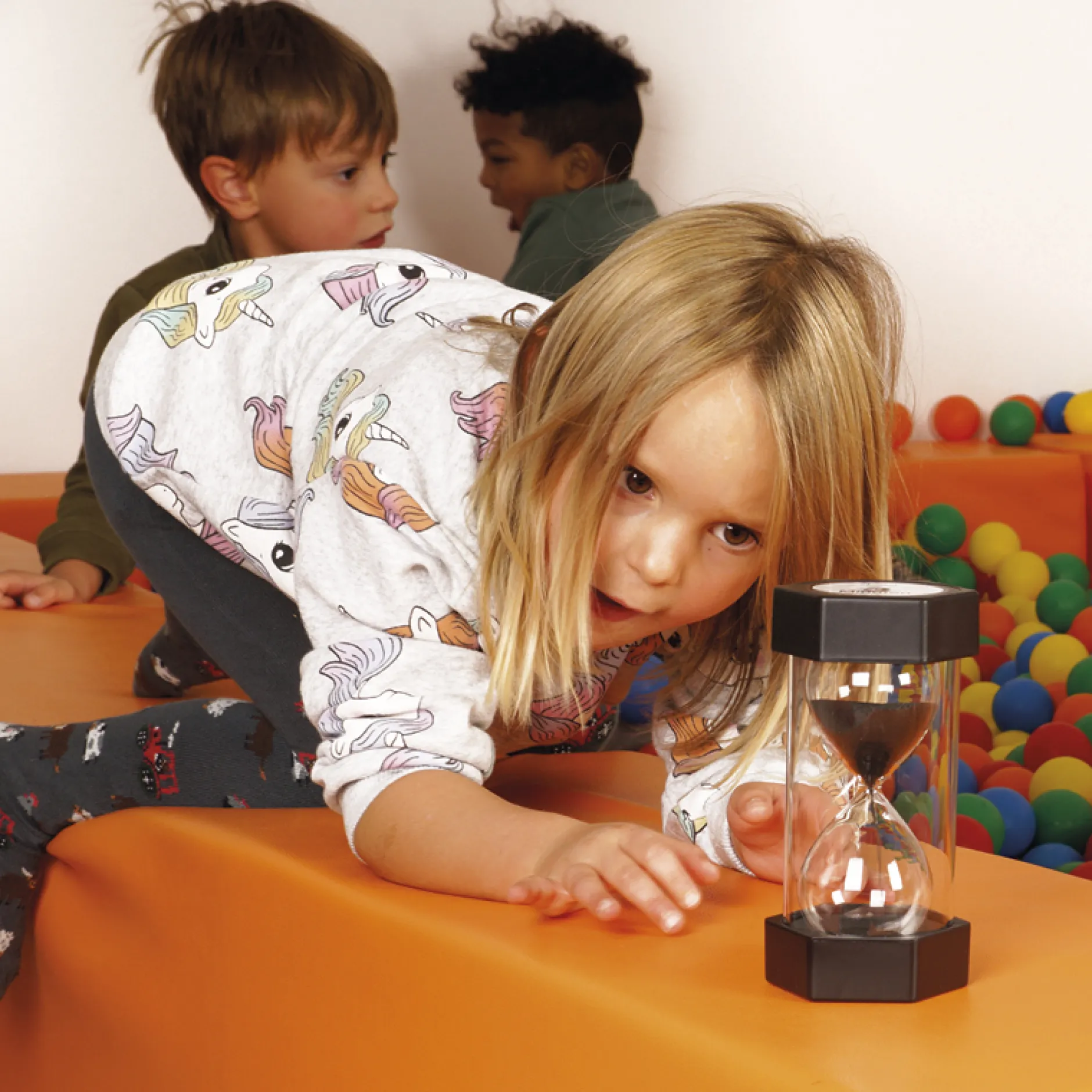 Set Mega-Sanduhren 16cm hoch, 7 cm ø, 4-tlg.