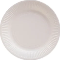 Set Pappteller weiß, 23 cm ø, 50 Stück