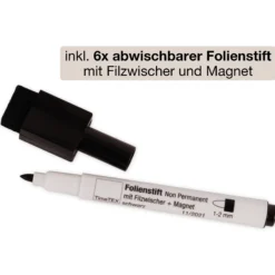 Set Prima-Colori Whiteboard mit Punktraster und Blanko A4, 6 Stück