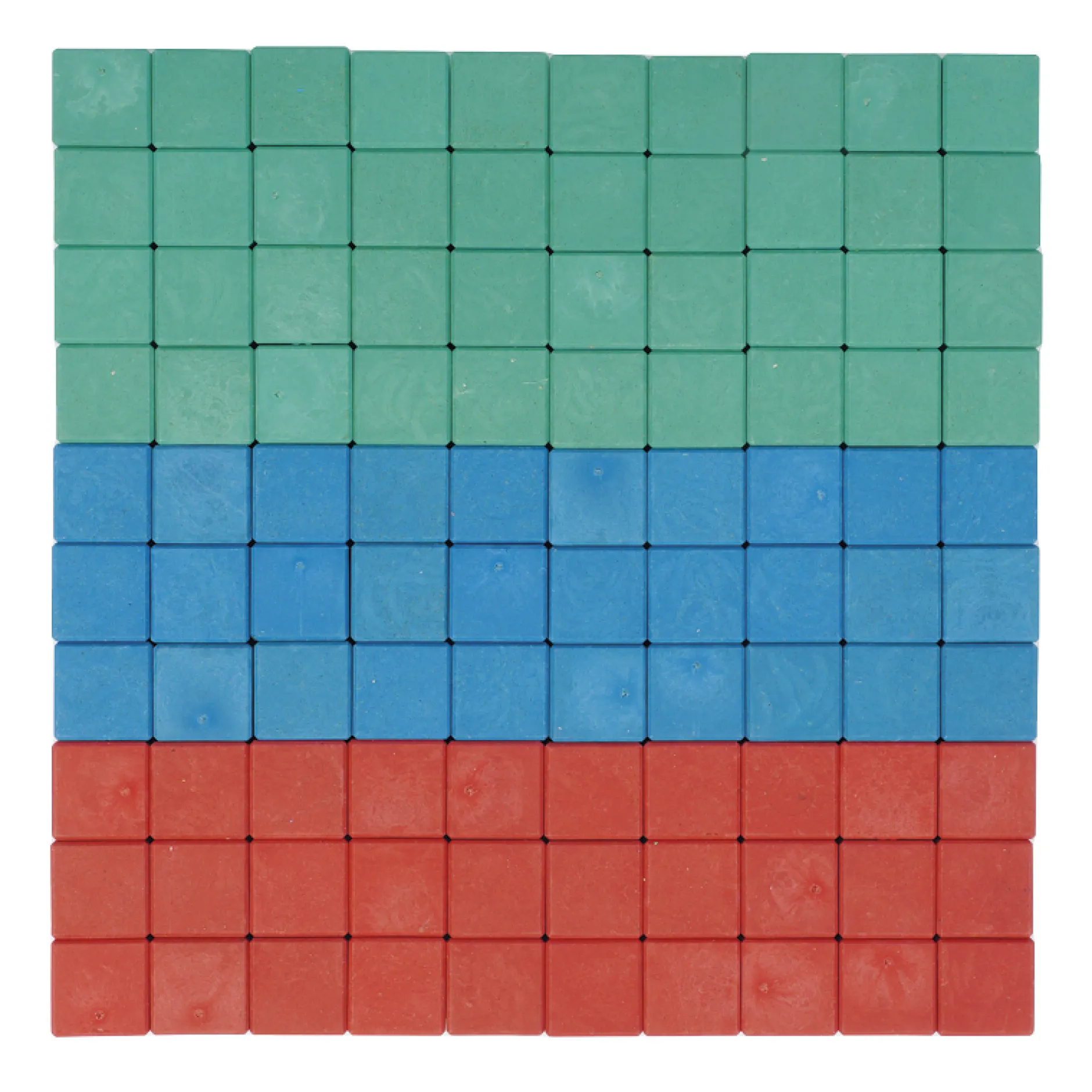 Set Rechen-Würfel, 2x2 cm, 100-tlg. "Montessori Premium"