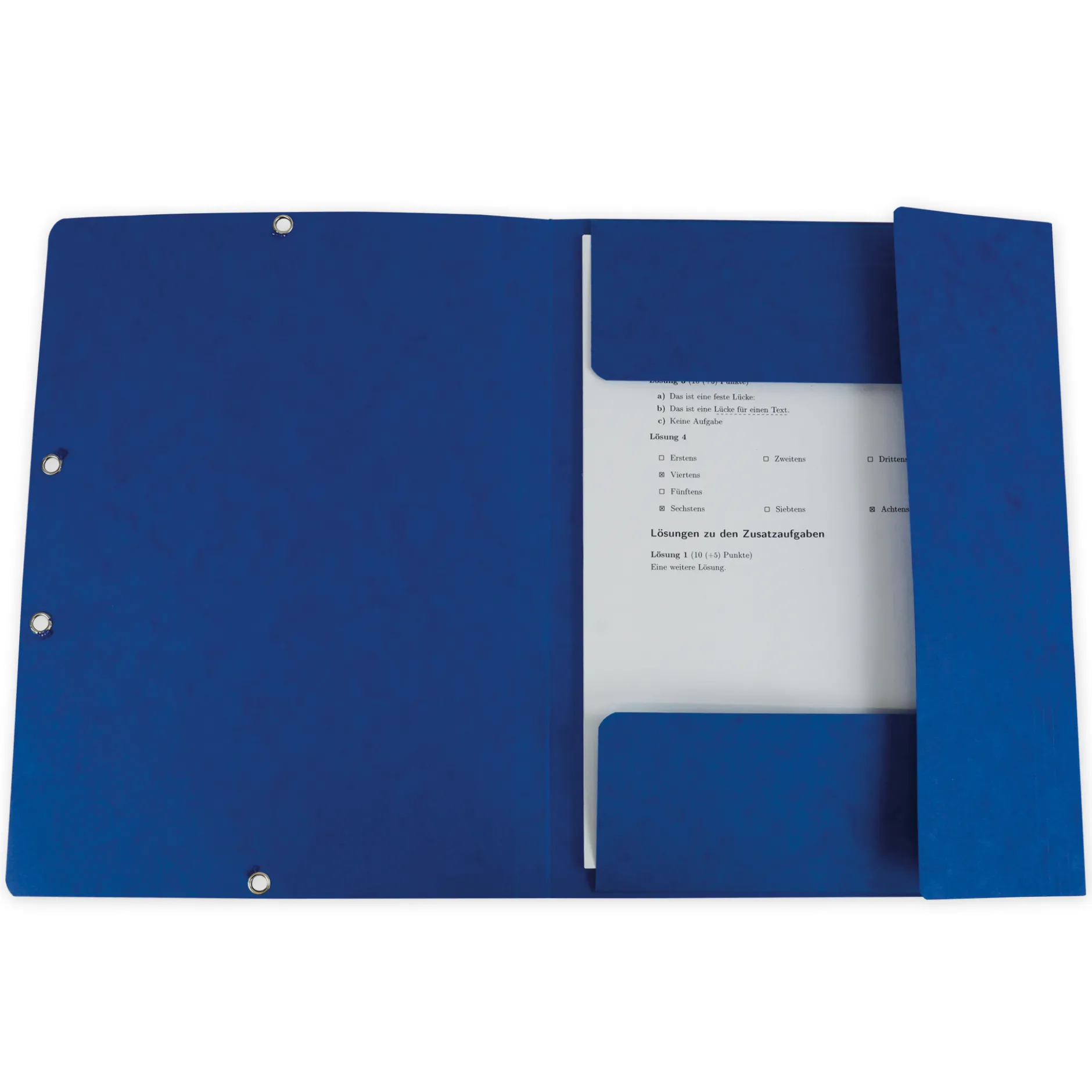 Set Sammelmappe aus Pappe A4-Plus, 10 Stück, farbig