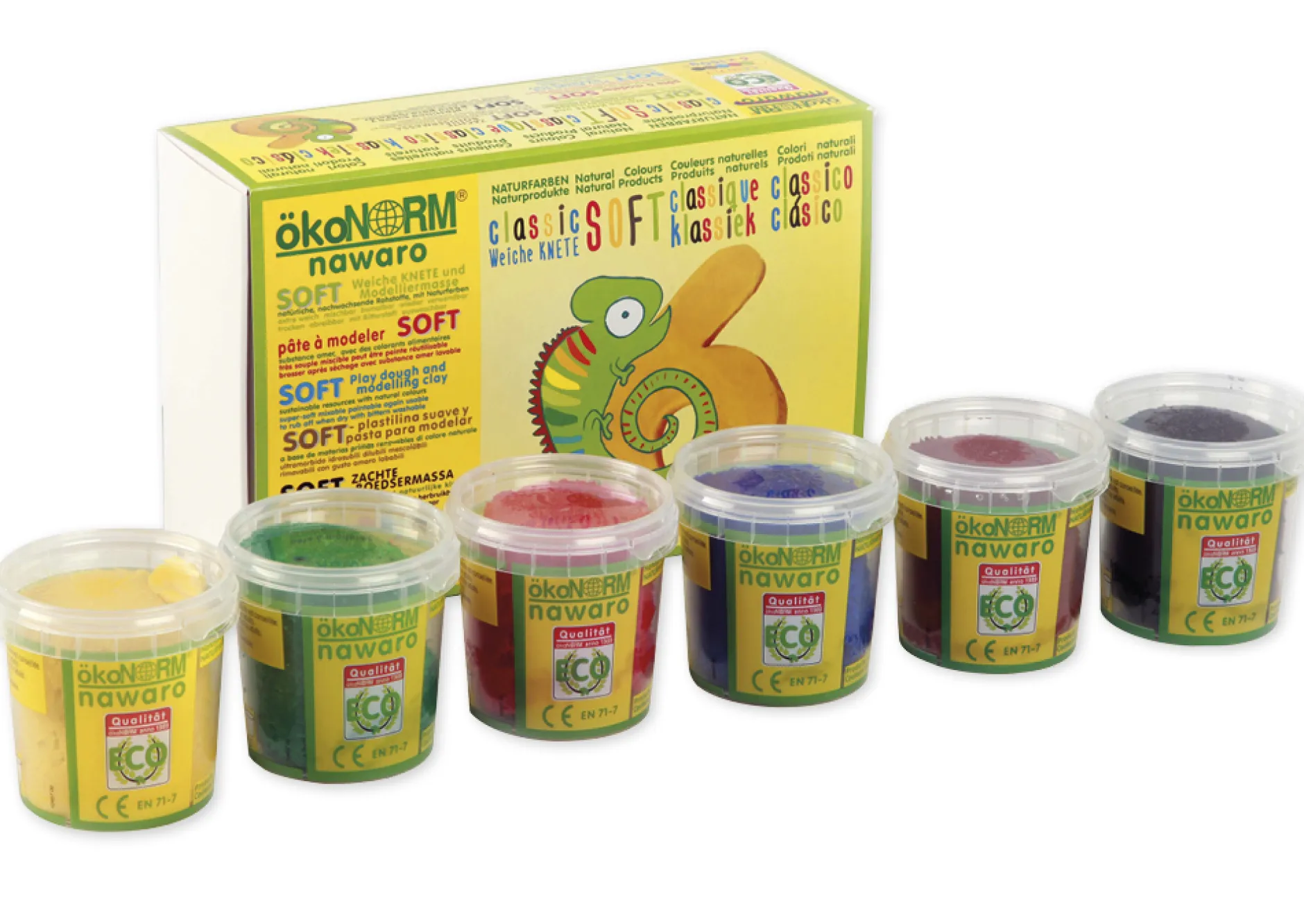 Set SOFT-Modelliermasse nawaro, 6-tlg.