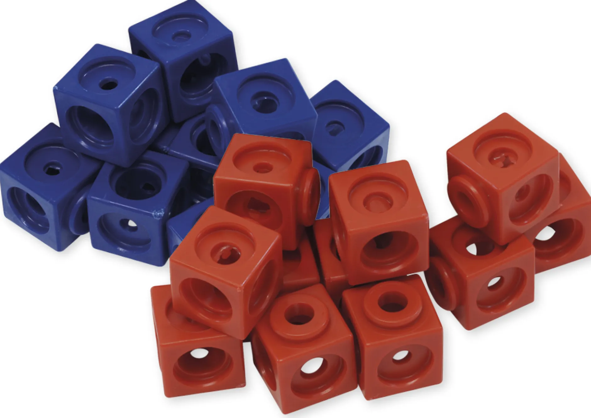 Set Steckwürfel, 1,7 cm, 100 Stück im Polybeutel