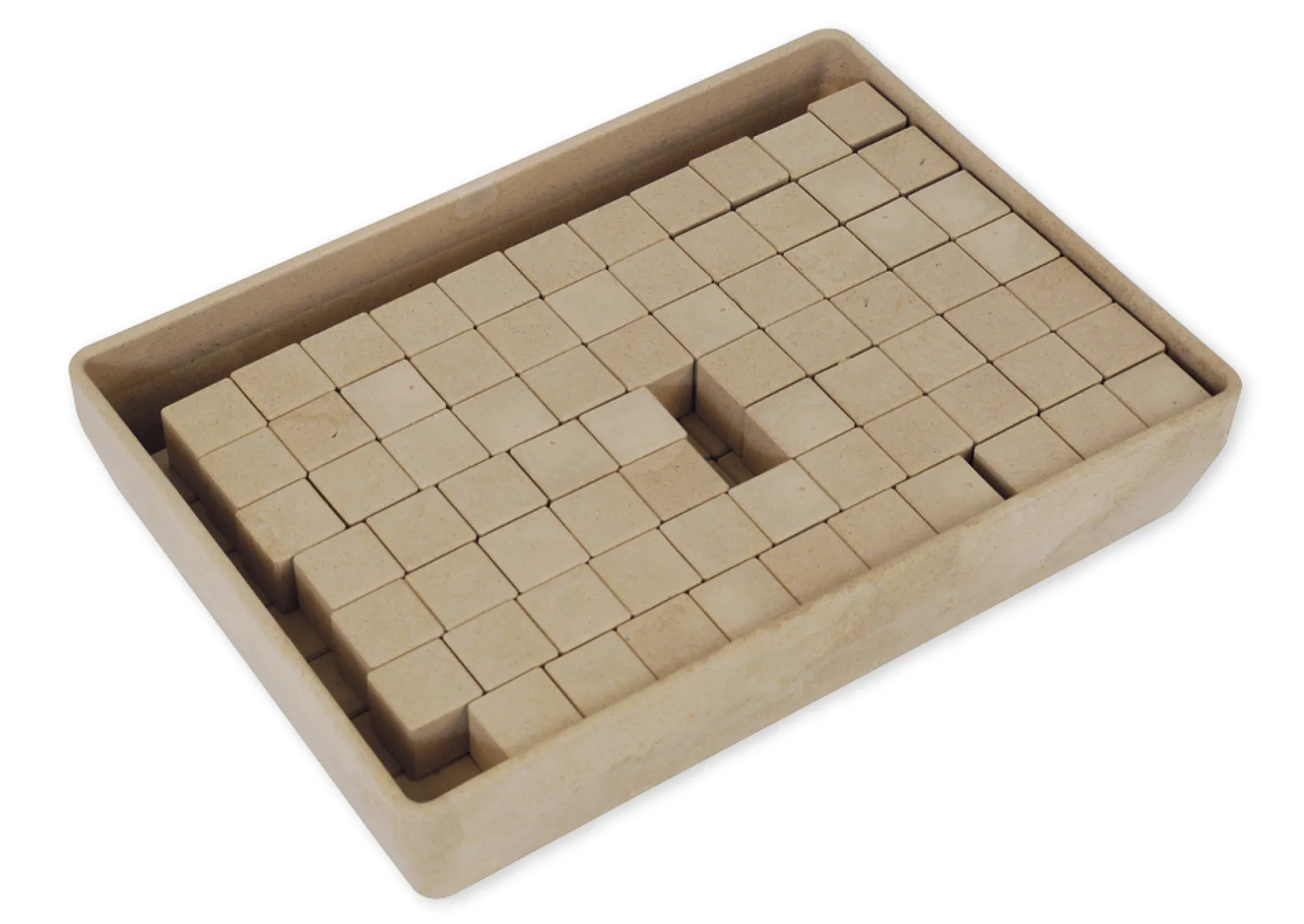 Soma-Holz-Würfel natur, 150 Einzelwürfel, RE-Wood