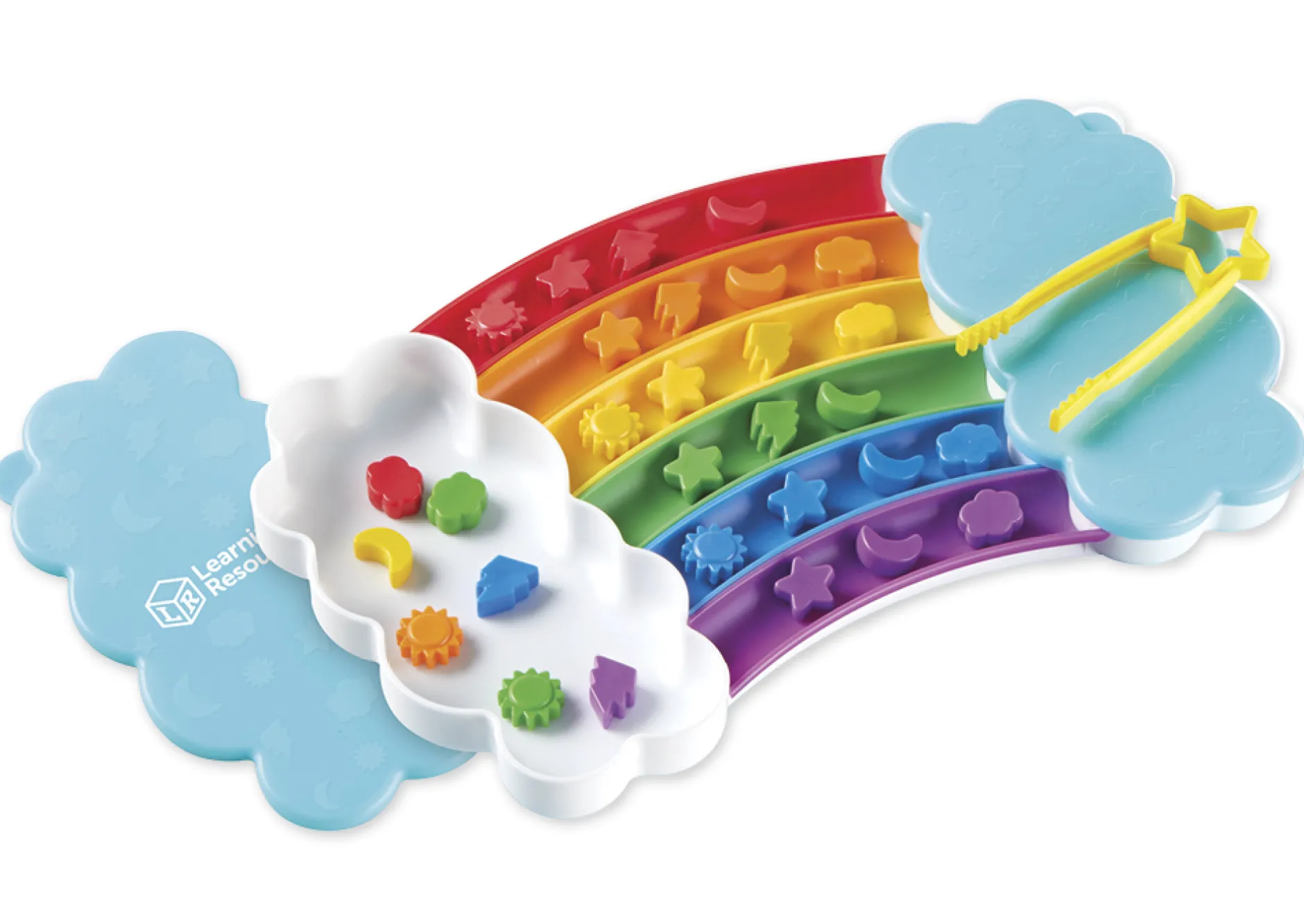 Sortier-Spiel "Regenbogen", 37-tlg.