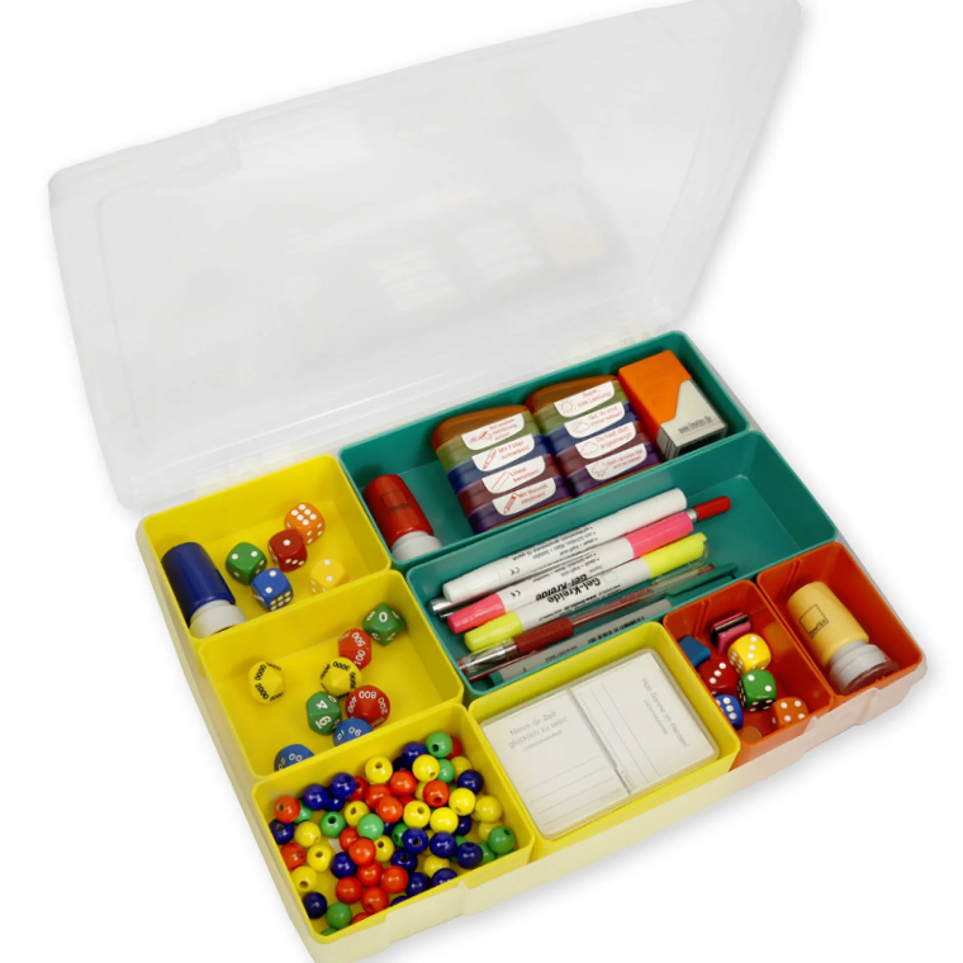 Sortiments-Box aus Kunststoff mit 8 Fächern