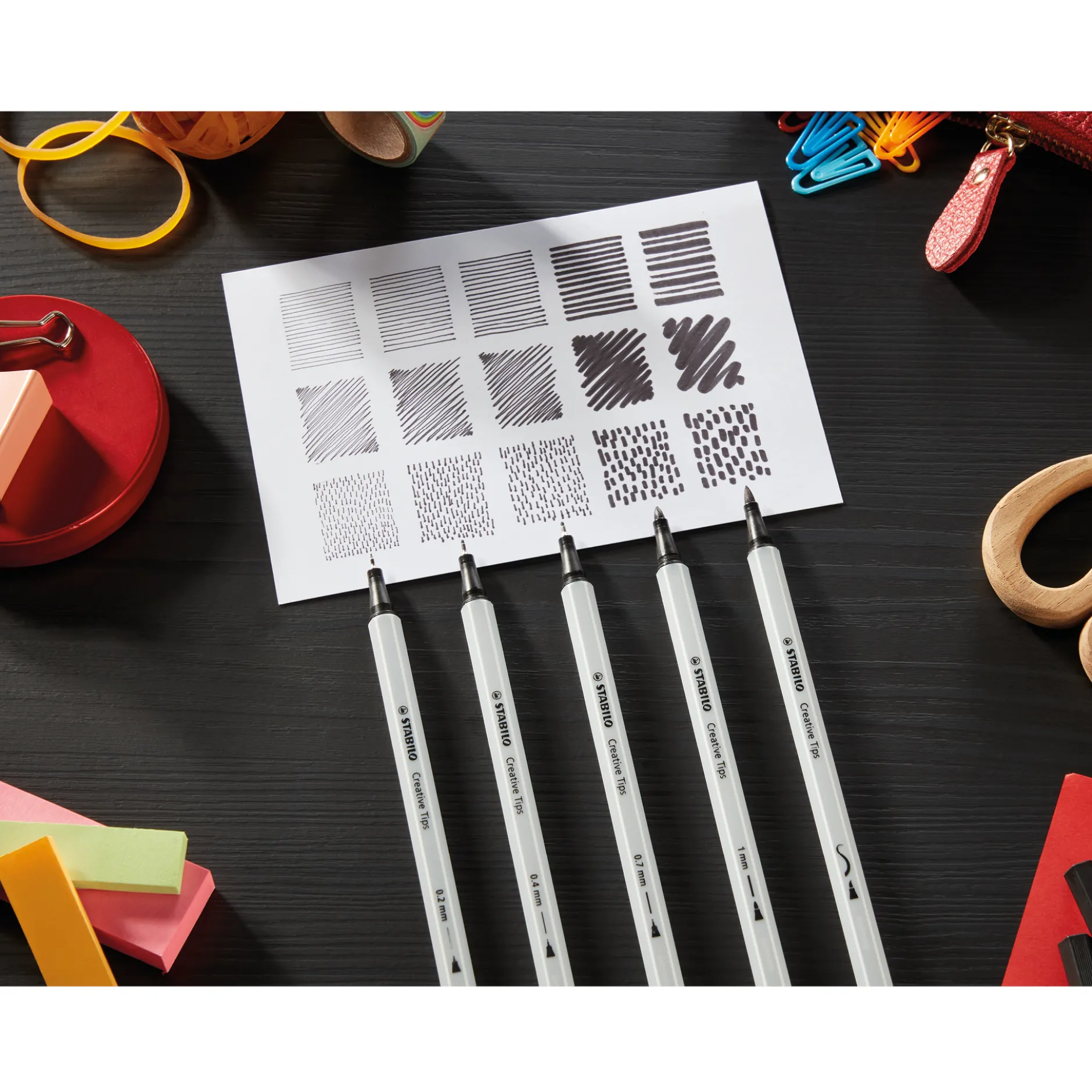 Stabilo Creative Tips Arty Multi-Liner, 5-tlg.