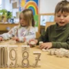 Stapel-Zahlen "Zahl-auf-Zahl", 11-tlg., naturfarben