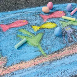 Straßen-Malkreide, 100 Stück im Eimer
