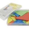 Tangram aus Re-Plastic opak, 28-tlg. = 4 Tangram in Box
