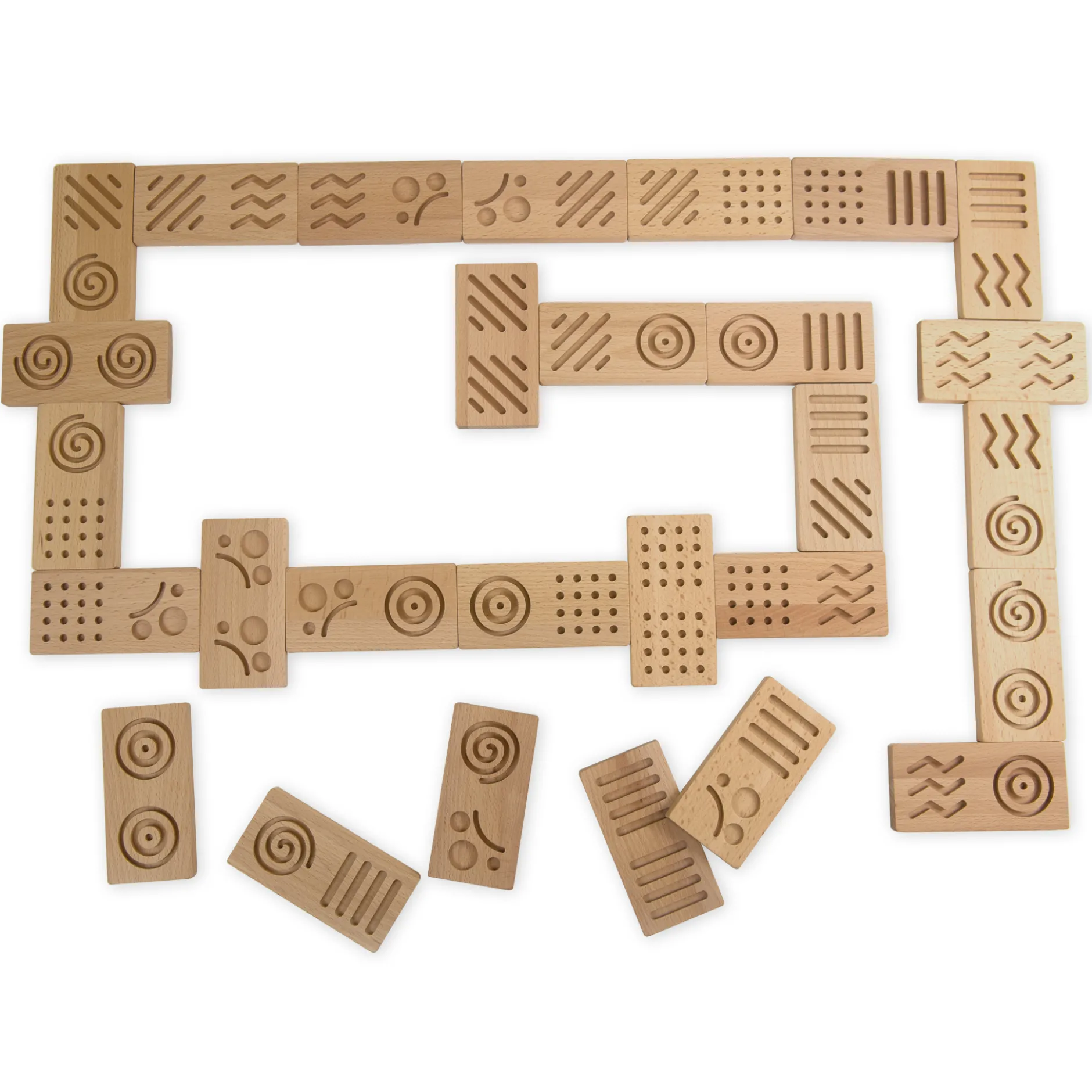 Tast-Domino "Muster", 29-tlg.