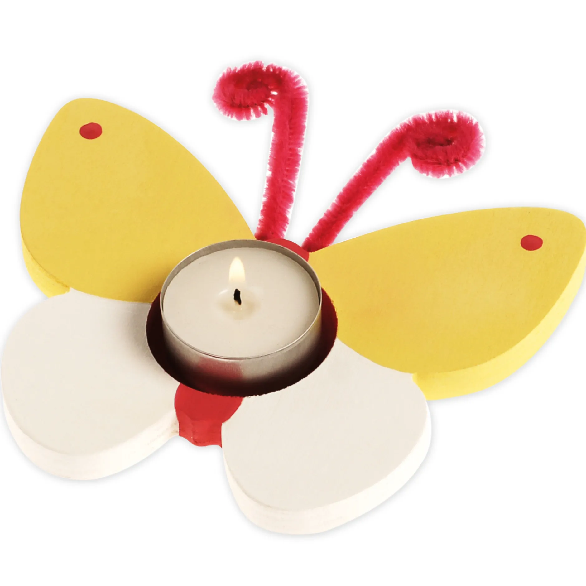 Teelichthalter "Schmetterling", 3 Stück