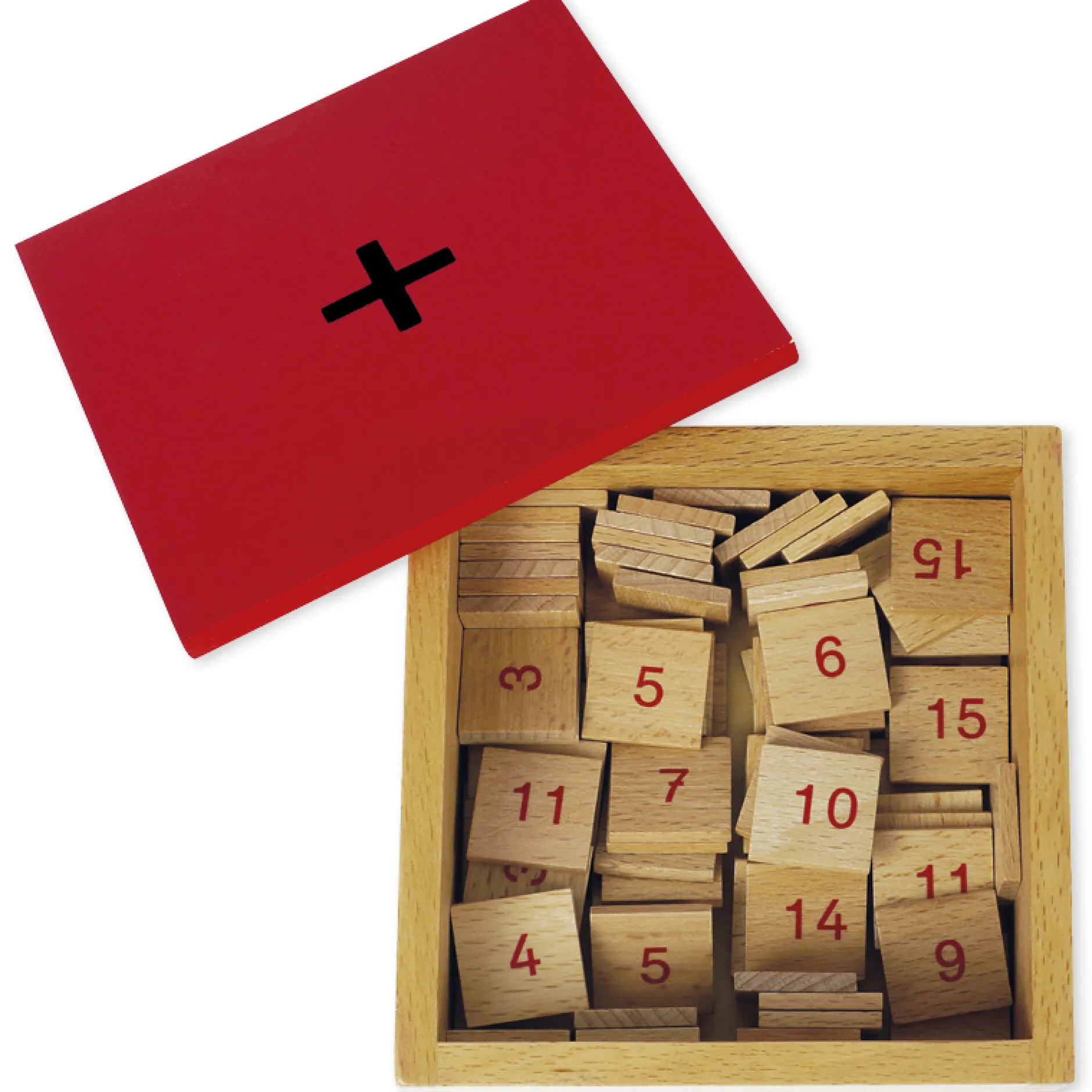 TimeTEX Additionstabellen im Holzrahmen "Montessori Premium"