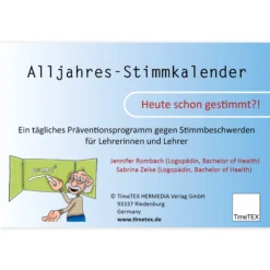 TimeTEX Aufstell-Kalender für die Stimme, A6