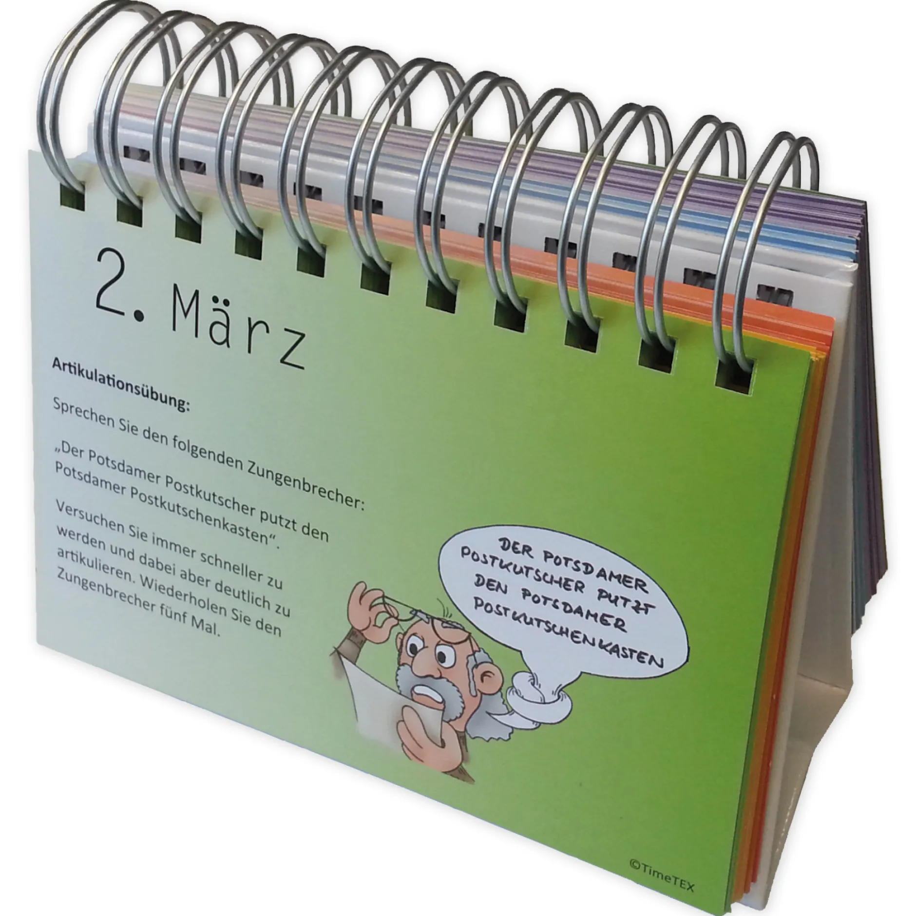 TimeTEX Aufstell-Kalender für die Stimme, A6