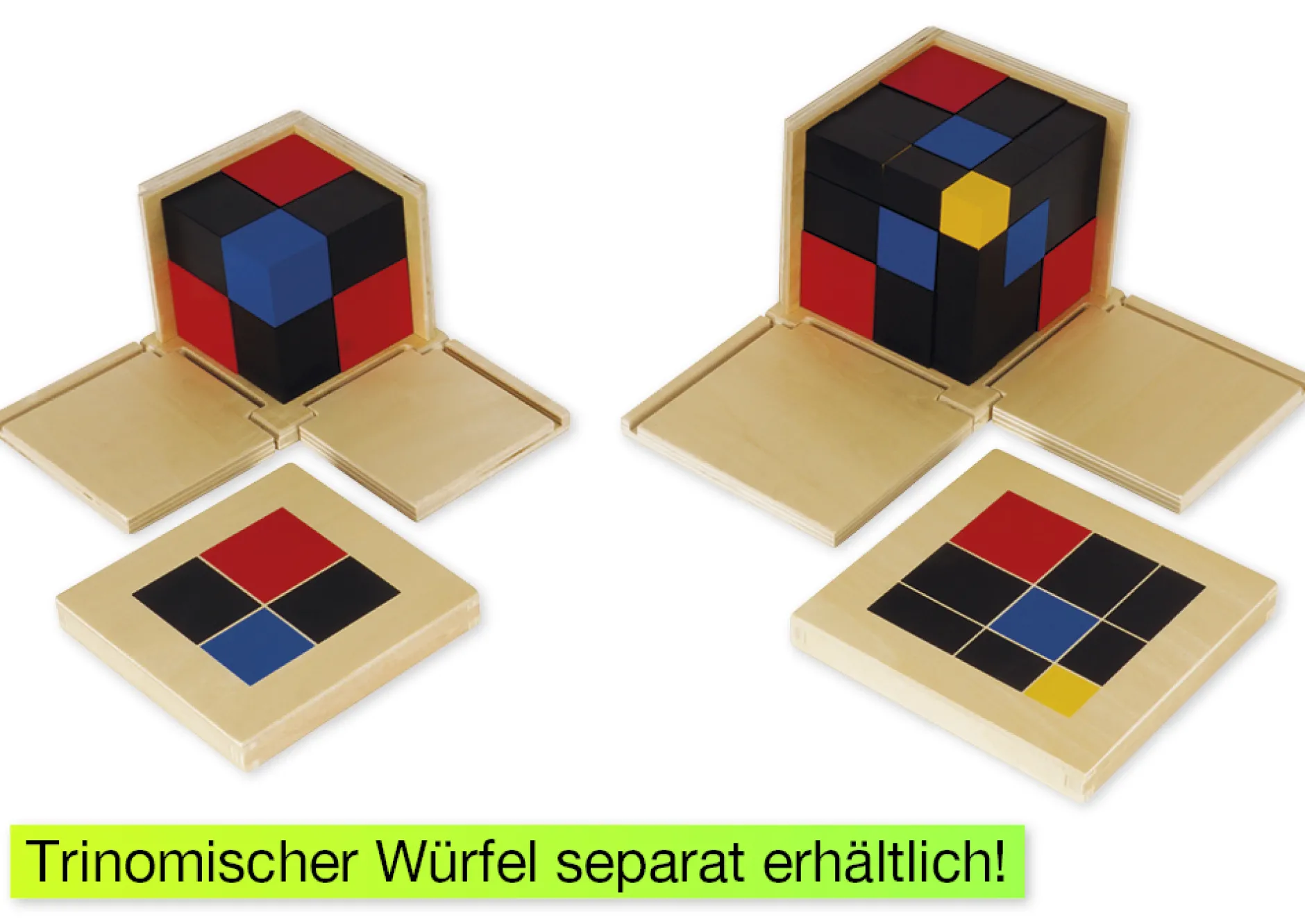 TimeTEX Binomischer Würfel "Montessori Premium"