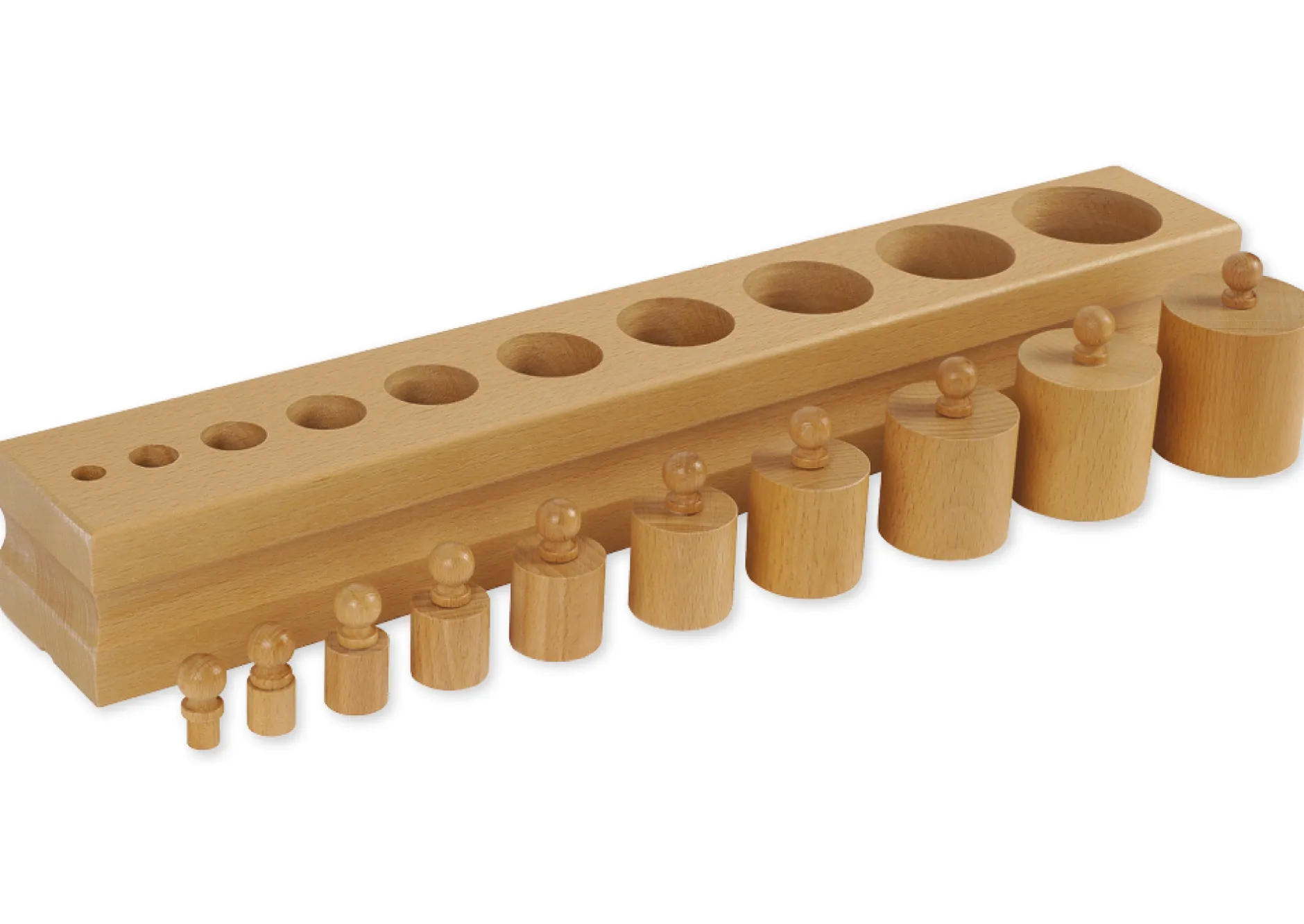 TimeTEX Block mit Zylindern 1 "Montessori Premium"