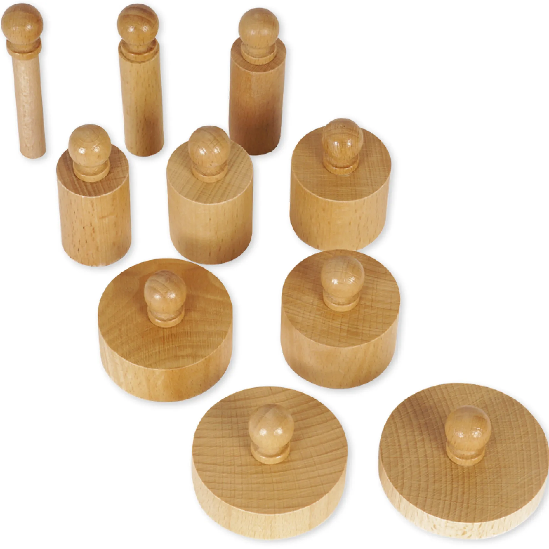 TimeTEX Block mit Zylindern 3 "Montessori Premium"