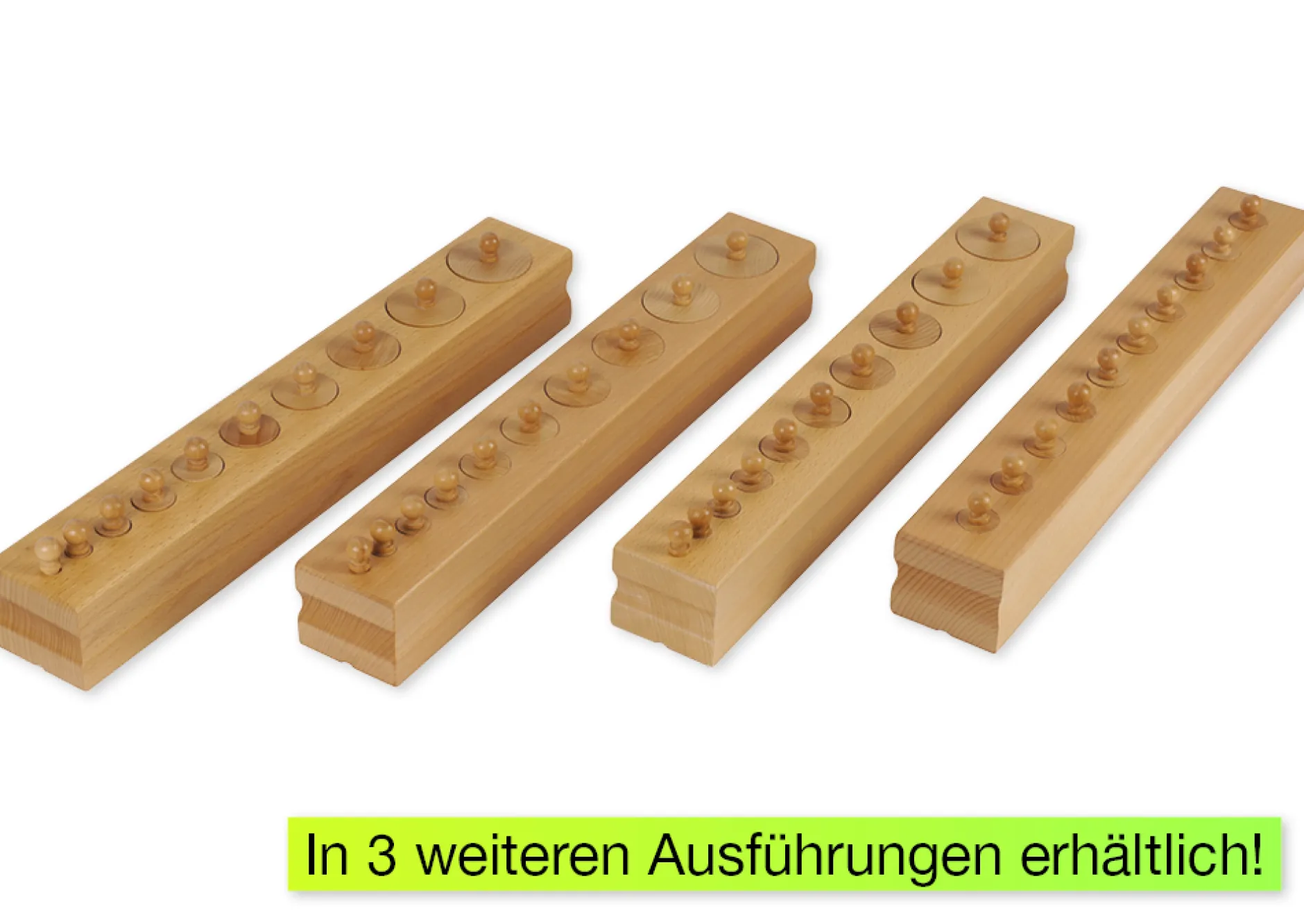 TimeTEX Block mit Zylindern 3 "Montessori Premium"
