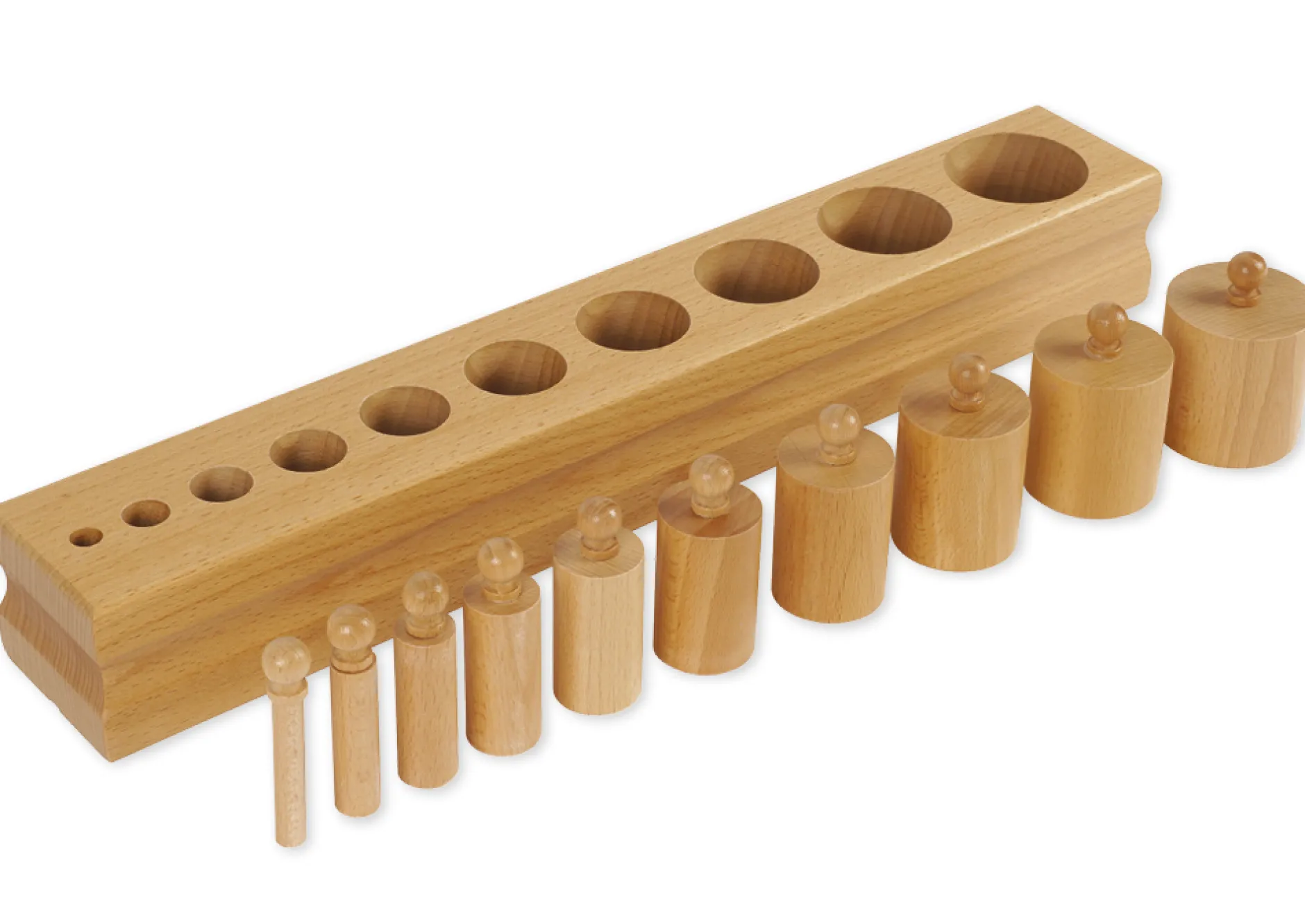 TimeTEX Block mit Zylindern 2 "Montessori Premium"