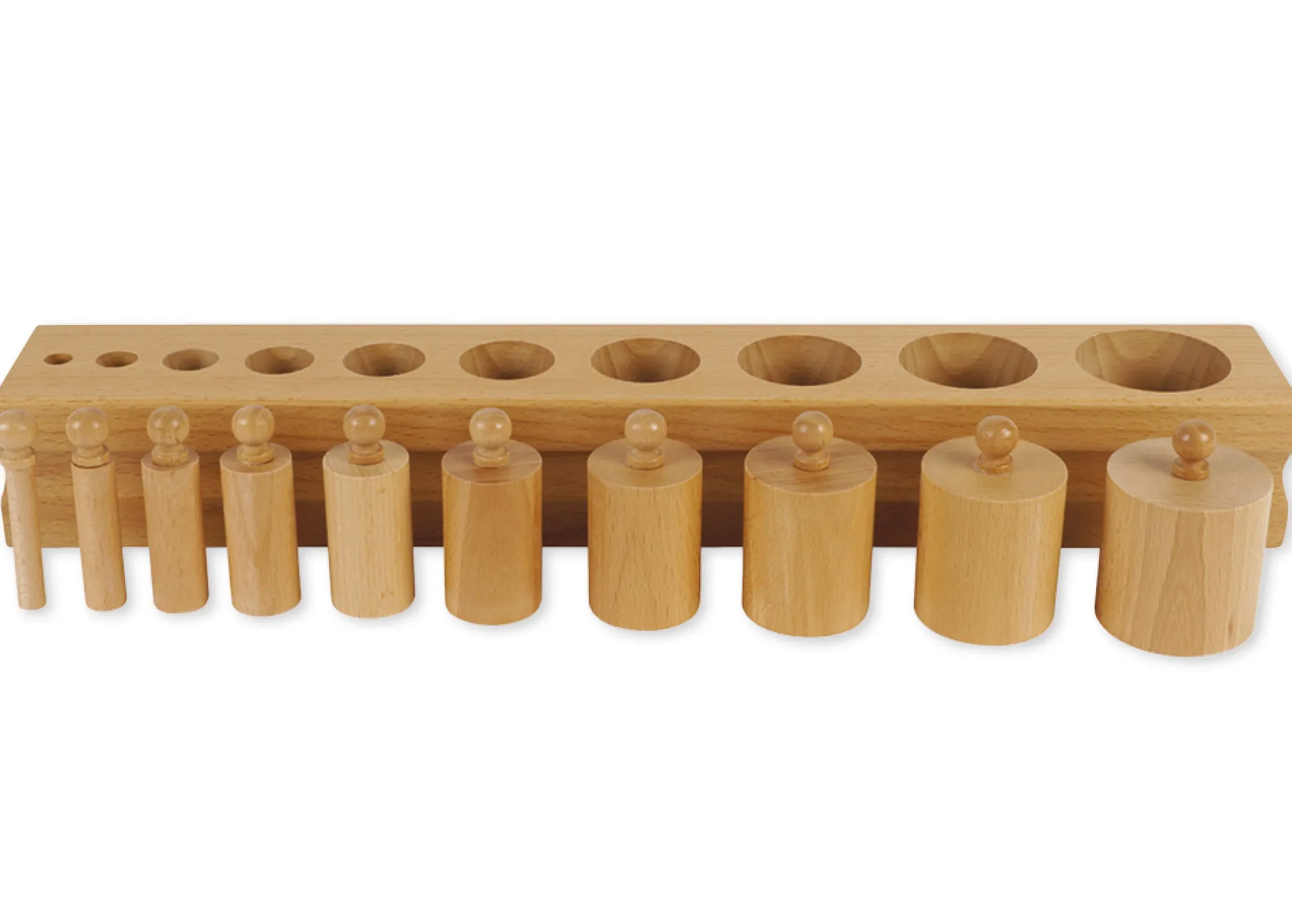 TimeTEX Block mit Zylindern 2 "Montessori Premium"