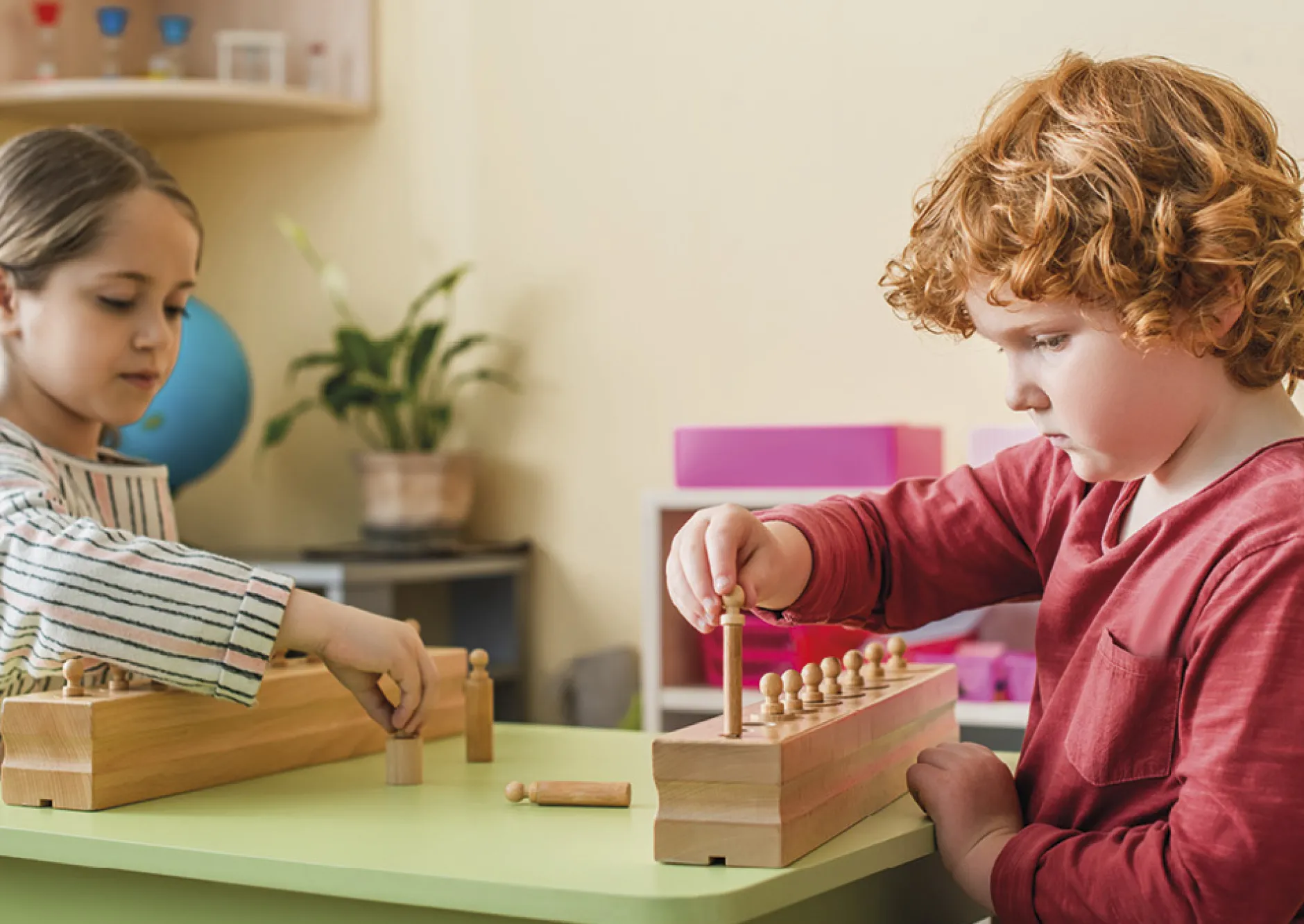 TimeTEX Block mit Zylindern 2 "Montessori Premium"