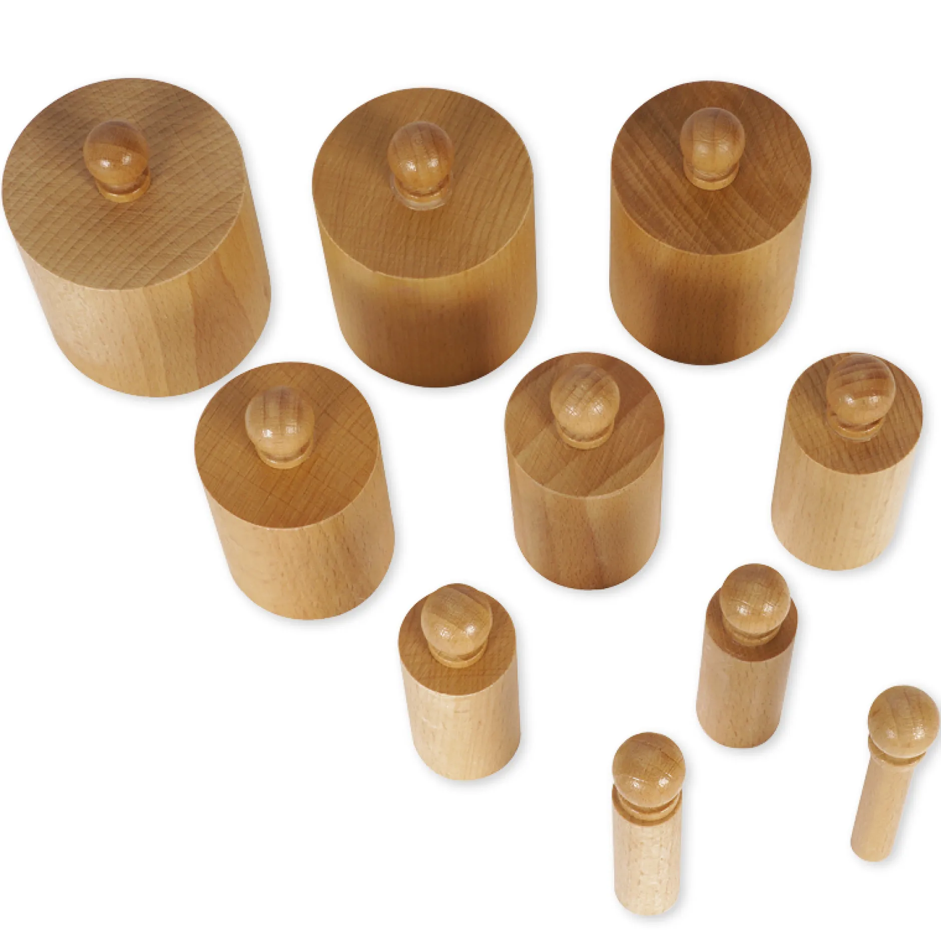 TimeTEX Block mit Zylindern 2 "Montessori Premium"