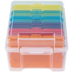 TimeTEX Farb-Boxen in der Box, transparent, 7-tlg.