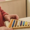 TimeTEX Farbige Perlentreppe 1-9 "Montessori Premium"