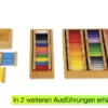 TimeTEX Farbtäfelchen, Satz 2, 11 Paare "Montessori Premium"