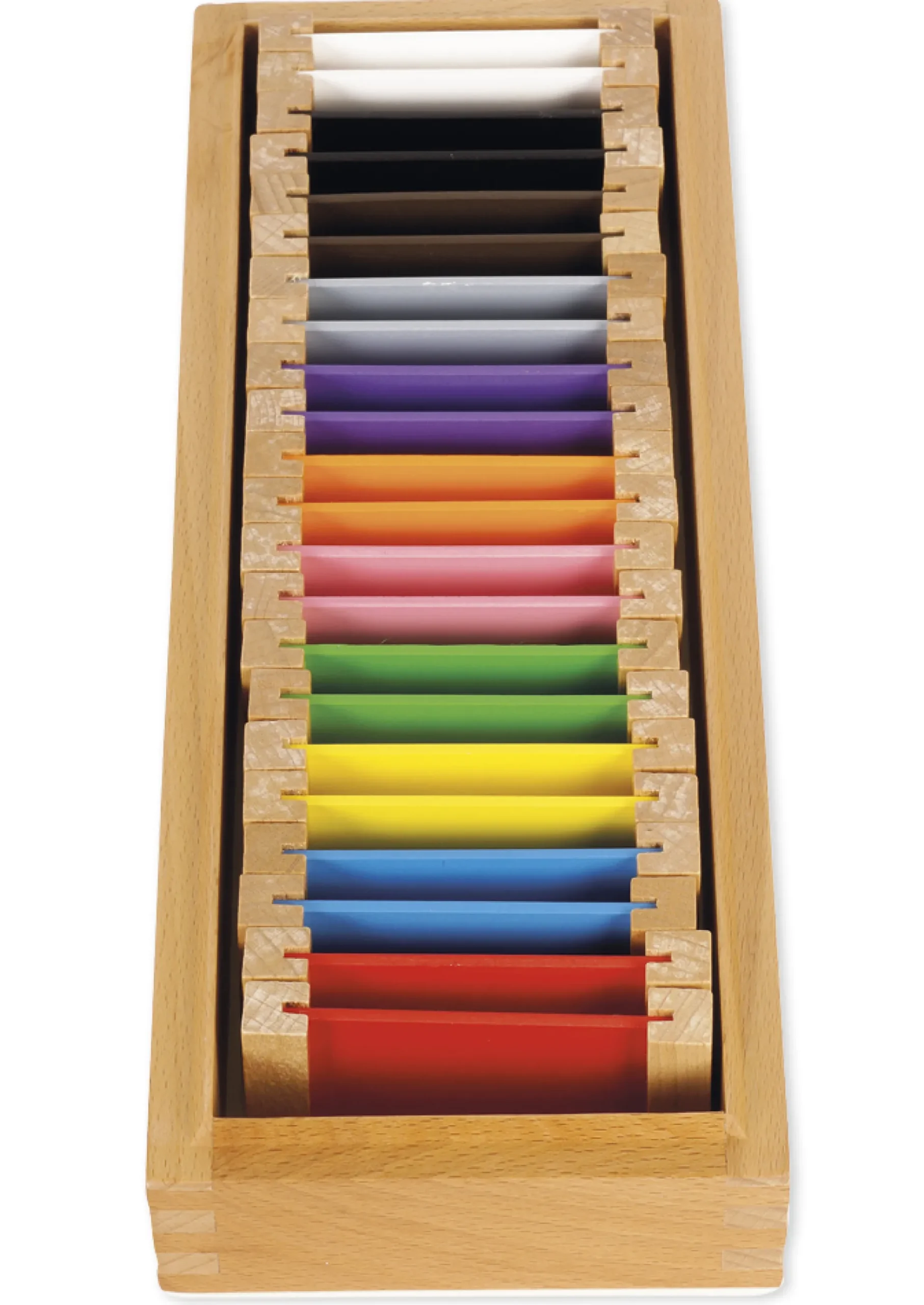 TimeTEX Farbtäfelchen, Satz 2, 11 Paare "Montessori Premium"