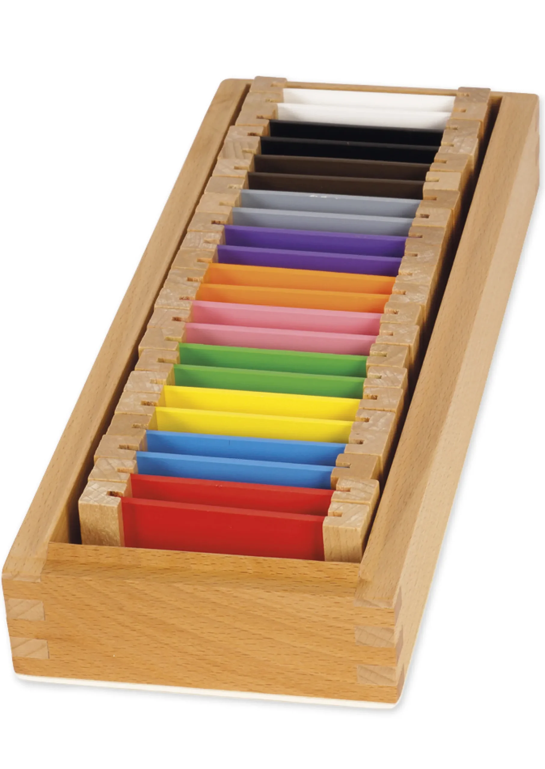 TimeTEX Farbtäfelchen, Satz 2, 11 Paare "Montessori Premium"