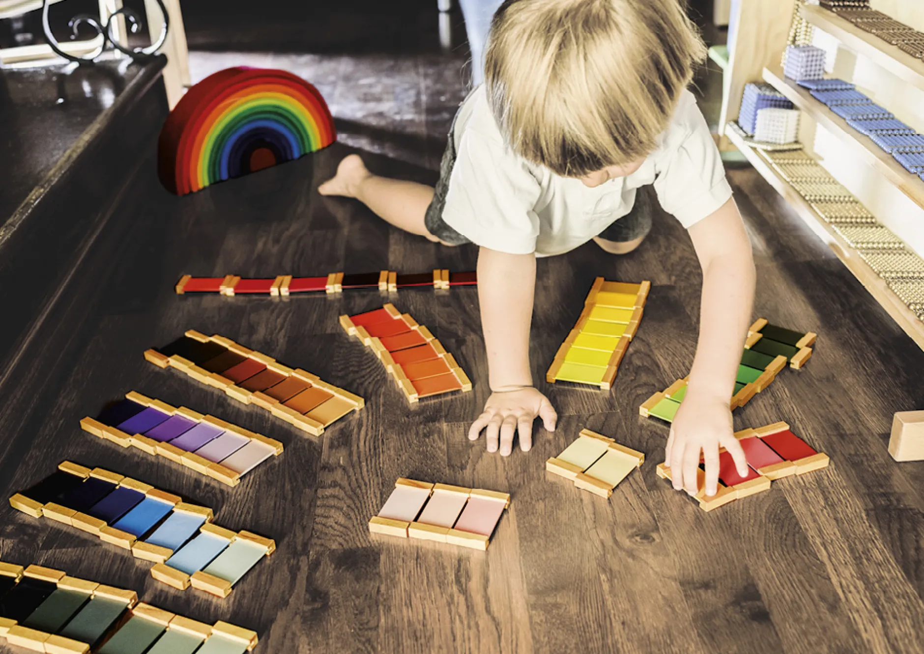 TimeTEX Farbtäfelchen, Satz 1, 3 Paare "Montessori Premium"