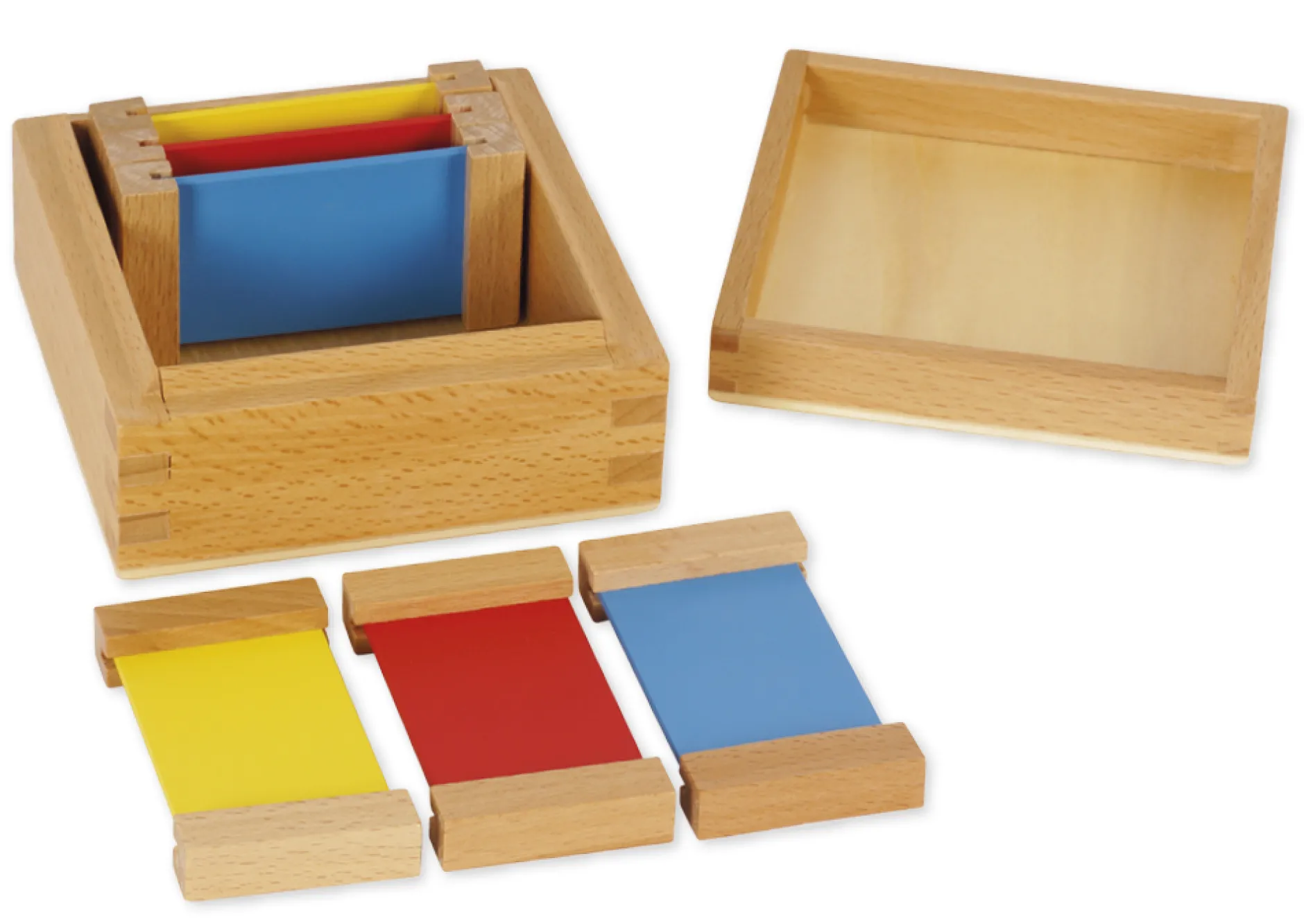 TimeTEX Farbtäfelchen, Satz 1, 3 Paare "Montessori Premium"