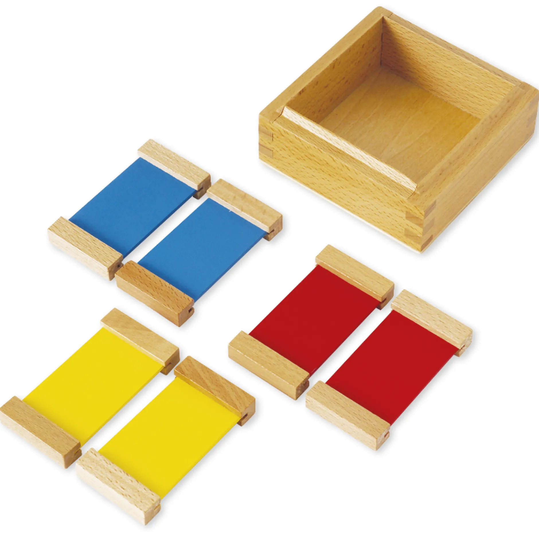 TimeTEX Farbtäfelchen, Satz 1, 3 Paare "Montessori Premium"