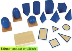 TimeTEX Geometrische Grundtäfelchen im Kasten "Montessori Premium"