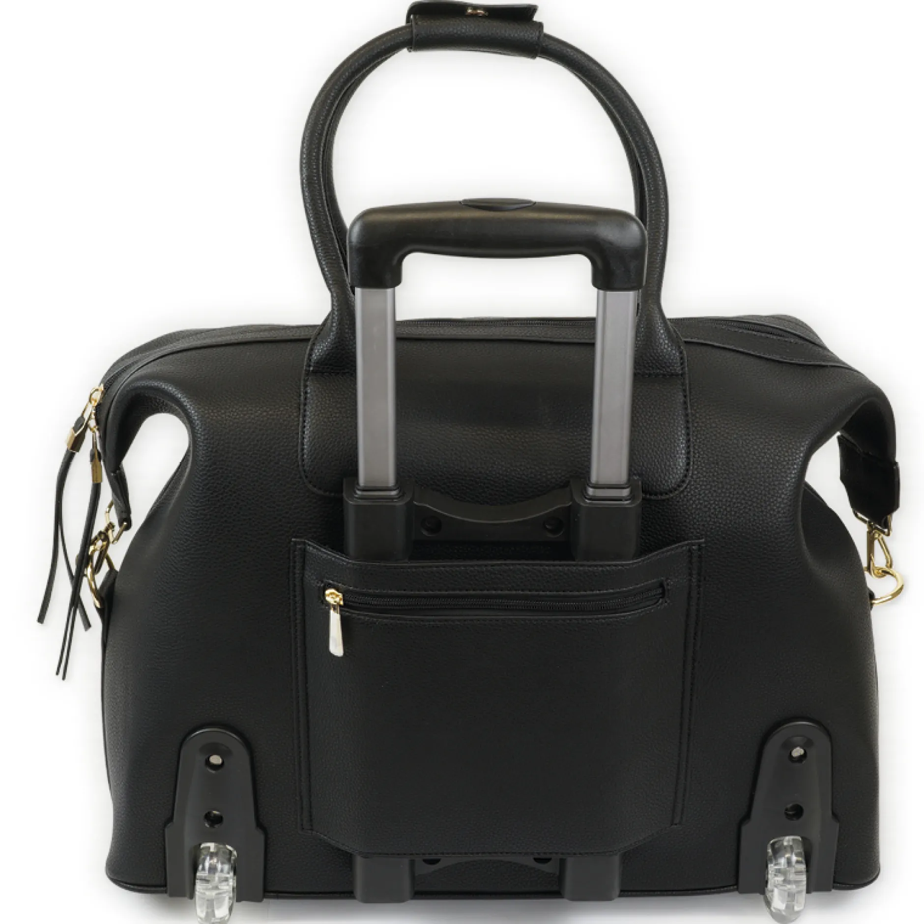 TimeTEX Handtaschen-Trolley "Bella", schwarz-gold