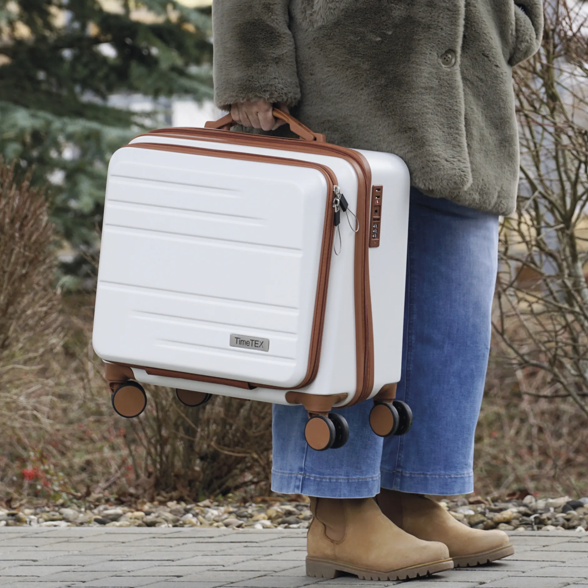 TimeTEX Hartschalen-Trolley "Delicia"