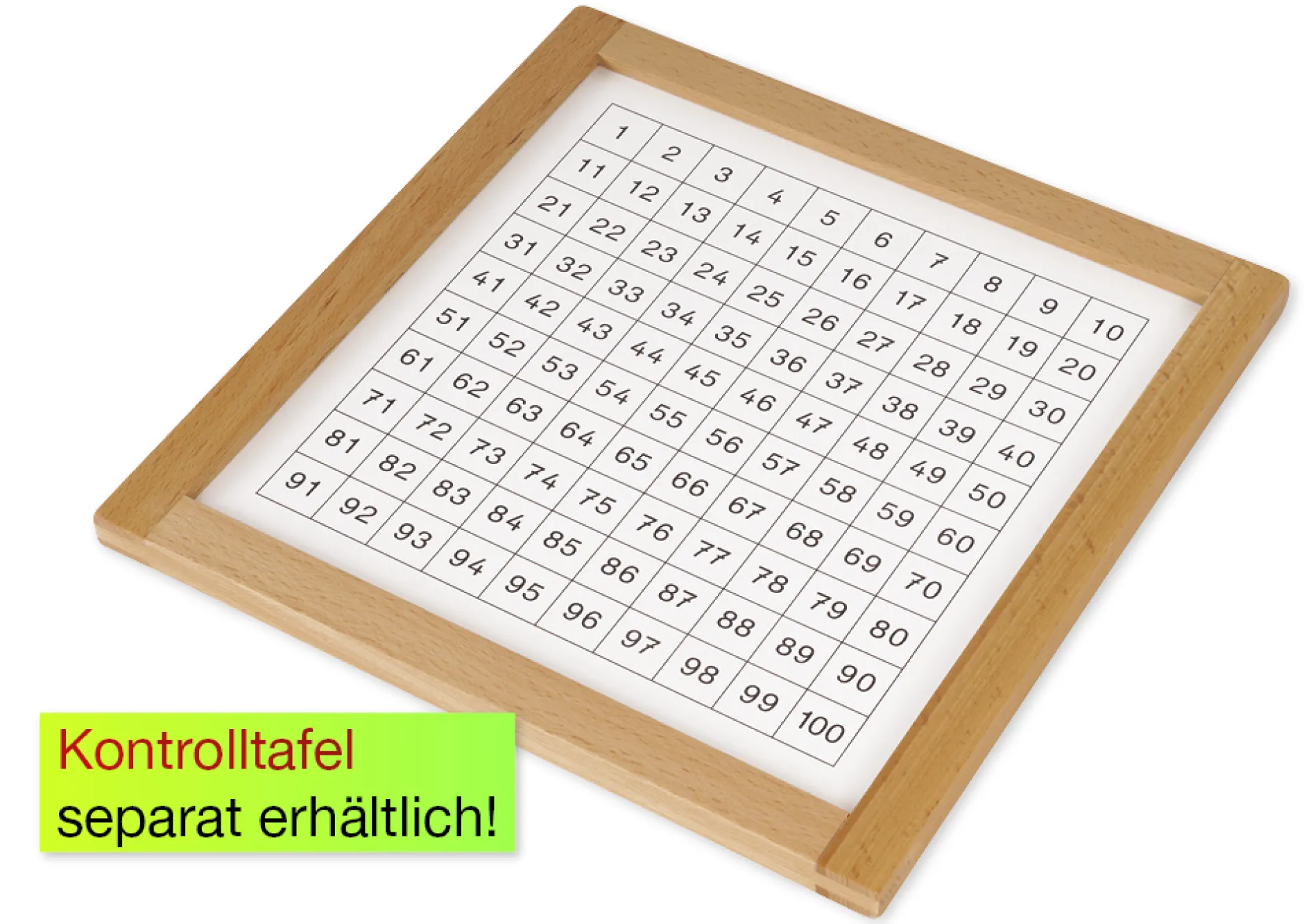 TimeTEX Hunderterbrett "Montessori Premium"