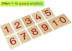 TimeTEX Kasten für die Ziffern 1-10 auf Holzbrettchen